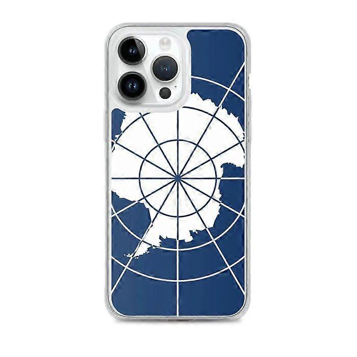 iPhone Case - Antarctic Flag - Flexible - Transparent Plastic - Vertical Model - Unisex