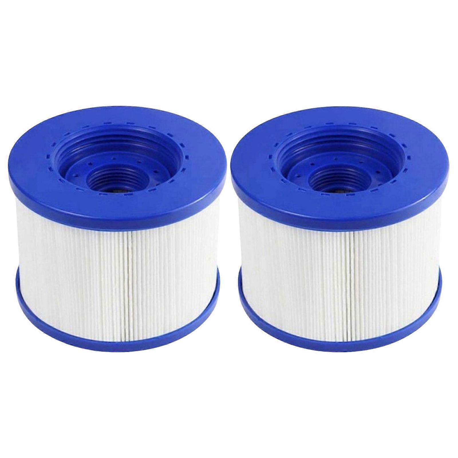 Pack of 2 Inflatable Hot Tubs Pools Filter Cartridges Replacement for MSPA Models for Clean Water and Easy Maintenances