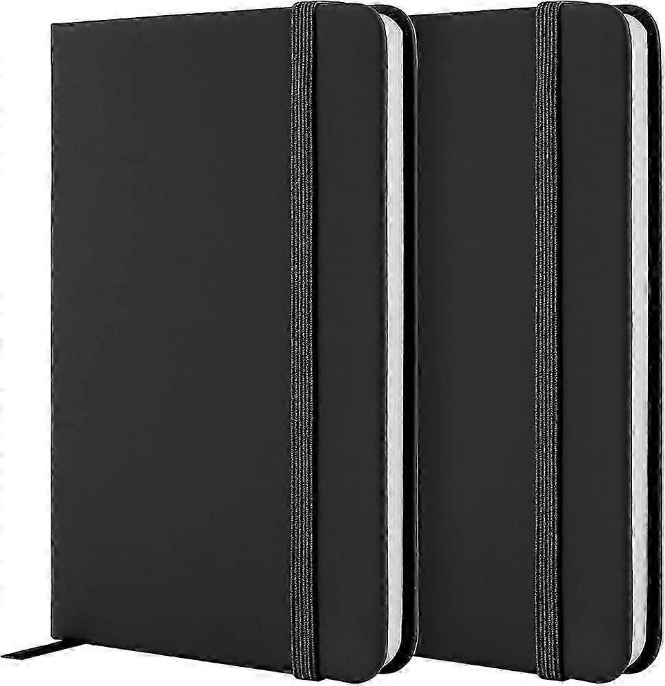 2 Pack A6 Notebooks, Pocket Notebook Note Pads Small Notebooks Hardback Notebook