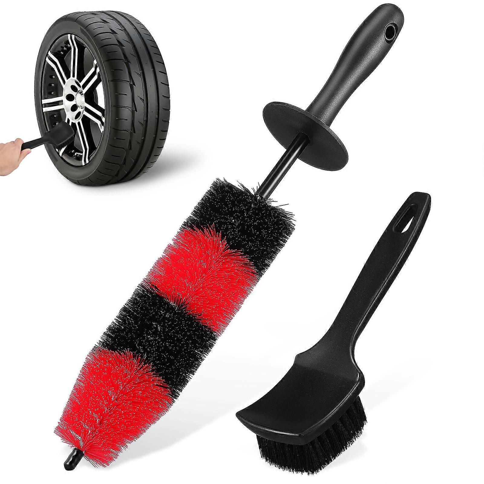 Flexible Car Wheel Cleaning Brush with Bendable Head for Tire, Hub, and Brake Dust Removal – Multi Angle Detailing Tool for Precise Rim and Wheel