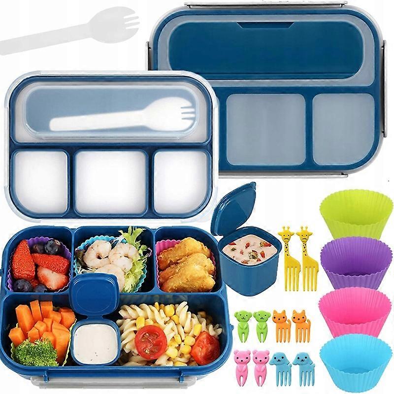 1300ml Breakfast Sistema Lunchbox Container Sauce Box Bento For Kids