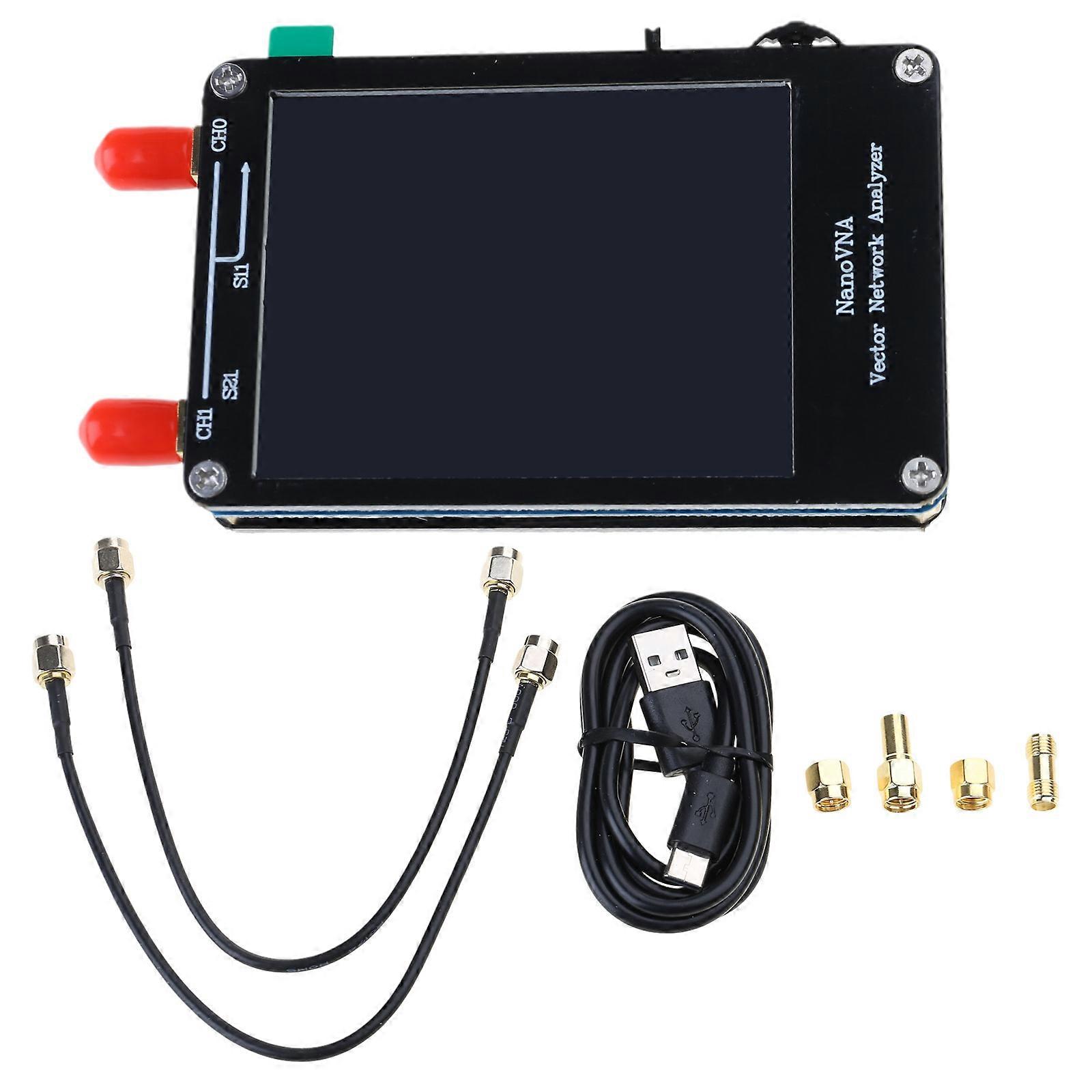 LCD Display Vector Spectrum Analyzer Wireless Communication Antenna Circuit Testing Tool Diagnostic Equipment NanoVNA-H