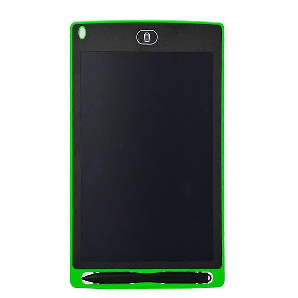 Digital Drawing Writing Board 8.5" LCD Tablet Graphics Electronic Notepad Handwriting with Stylus Pen Gifts for Children Green