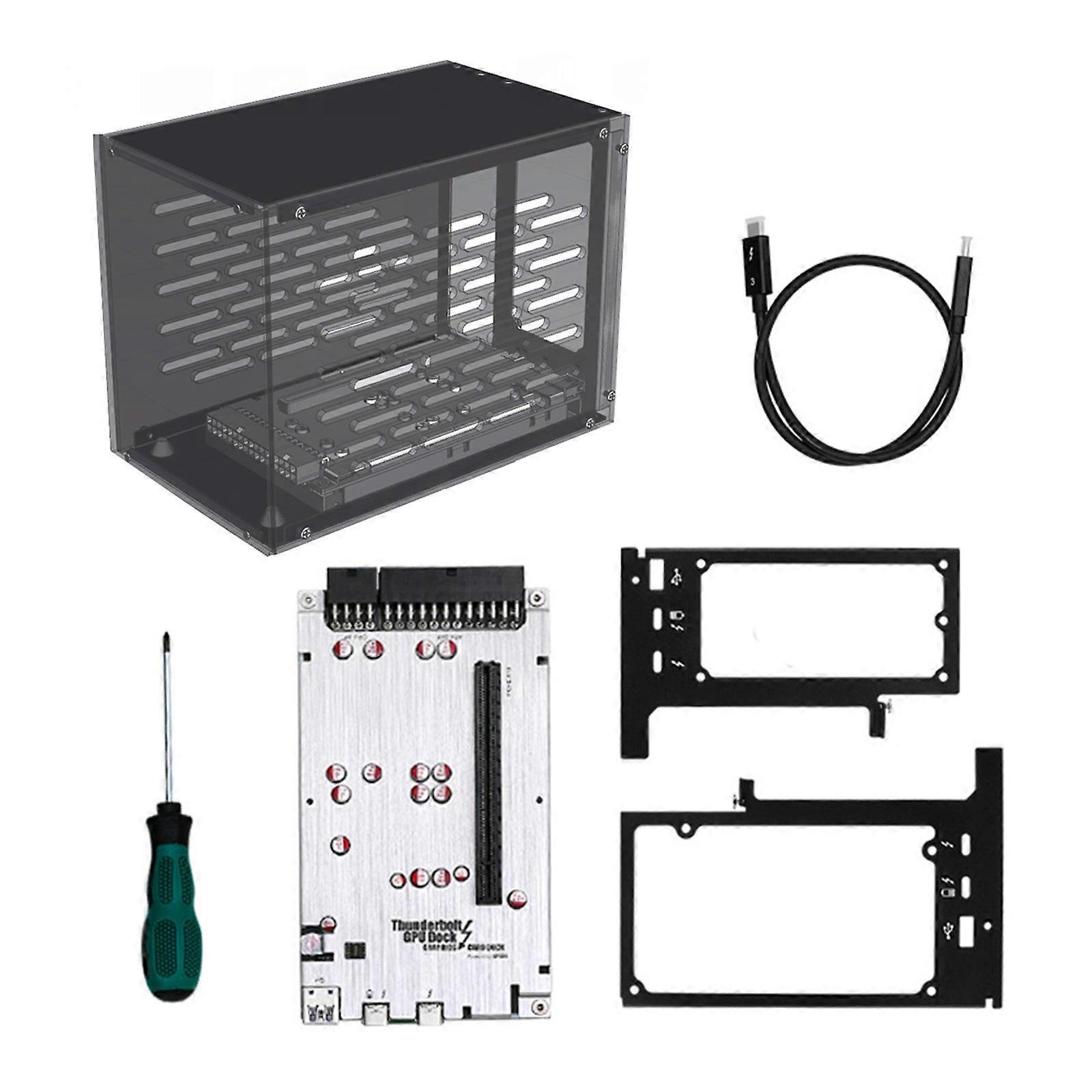Case del computer - Chassis TH3P4G3 scatola compatibile con SFX Thunderbolt Supporta SFX/FLEX per la configurazione del computer dell'ufficio domestico-