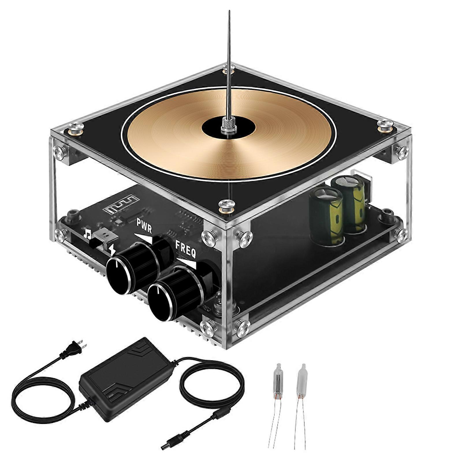 Desktop Bluetooth-compatible Music Coil High Power Voltages Pulse Electric Arc Generator Handheld Coil