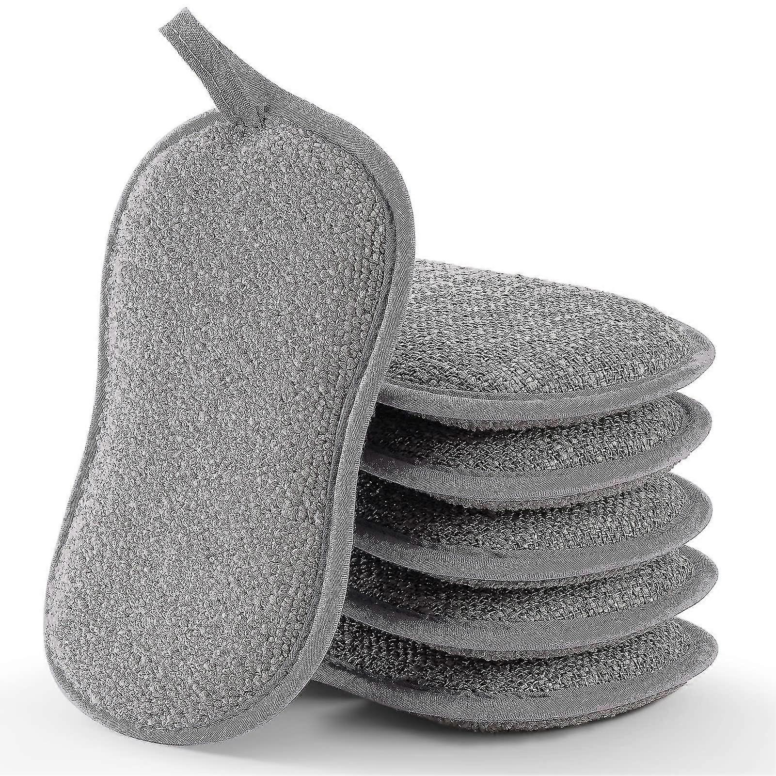 Multifunctional Kitchen Cleaning Sponge with Scrubber for Dishes Pots Pans