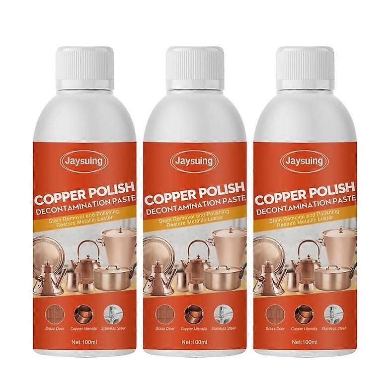 1/2/3PCS Copper And Brass Polish Cleaner Deep Conversion Rust Remover For Fences Taps Colorful Steel Tiles Tw