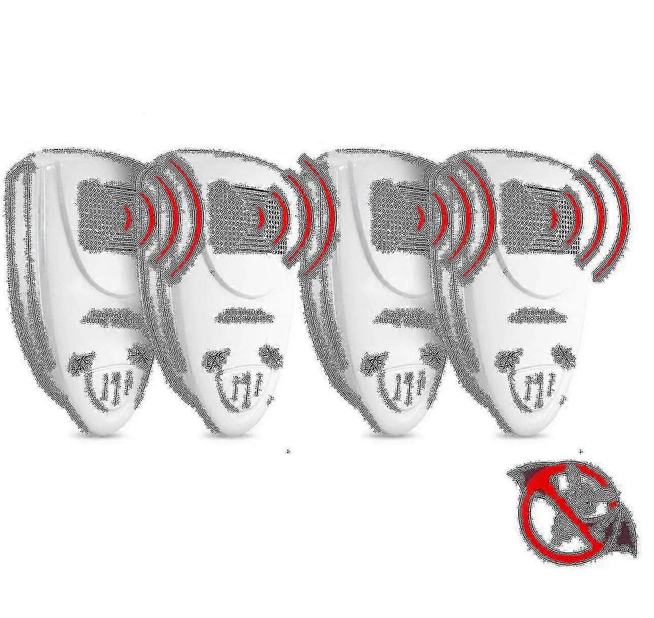 Ultrasonic Bat Repellent Pack Of 4 - Get Rid Of Bats In 72 Hours -GSL Edition 0609