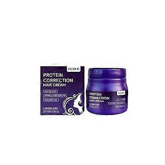 Crème lissante lumino liss, crème capillaire correctrice protéinée, crème lissante protéinée Nourish huile de comptage, lissage lisse pour cheveux sans