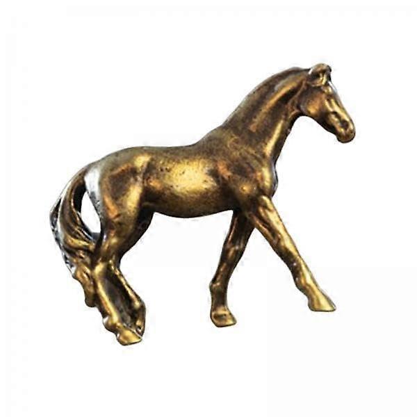 2X Multi-Purpose Horse Statue, Decorative Zinc Alloy Mini Figures for Landscaping, Festivals, Bonsai, and DIY Projects