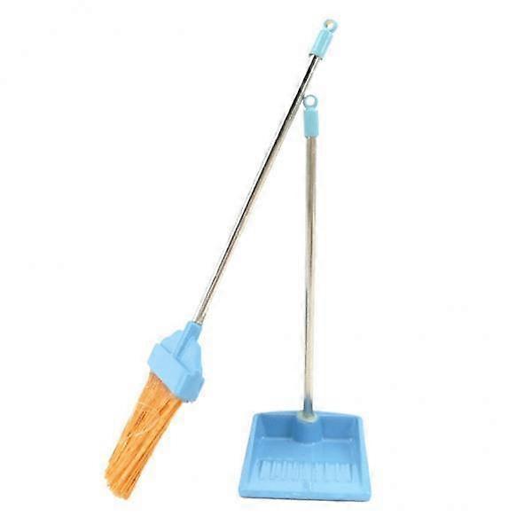 2x Modern 1:12 Plastic Broom Dustpan Set Sweeping Tool