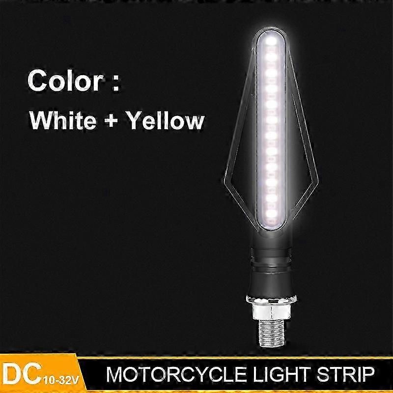 12V Led Turn Signal Lights for Motorcycle License Plate DRL Moto Flasher Tail Brake Bulbs Indicator Lamps