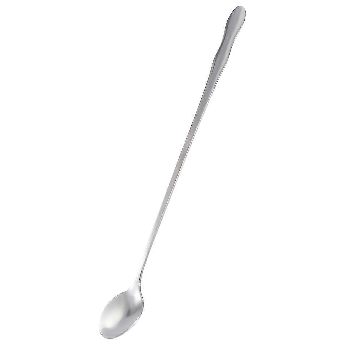 10" Stainless Steel Tableware Long Handle Scoop Teaspoon SZRH