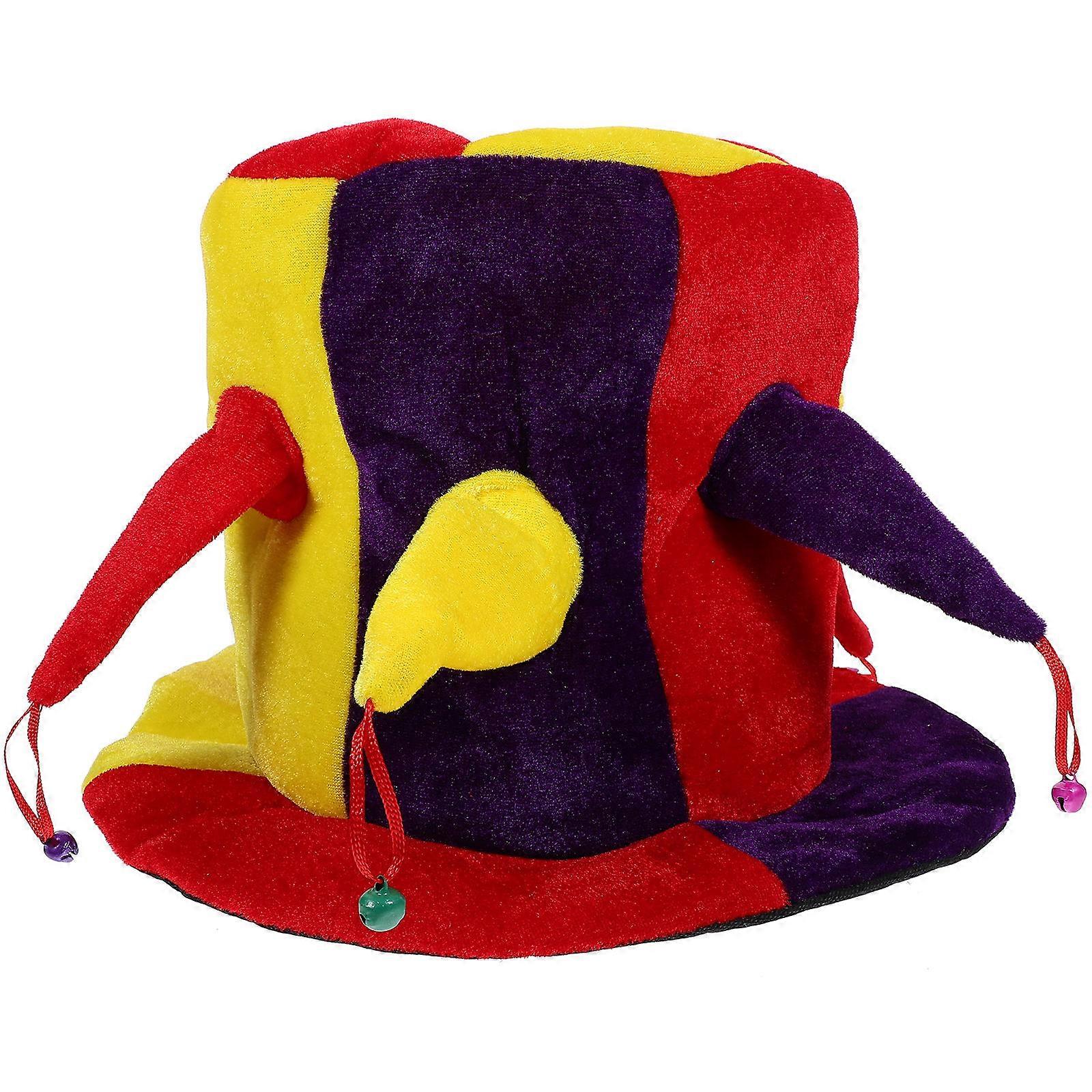 Classic Clown Hat Red Cosplay Item For Role Playing And Costume Parties 1Pack