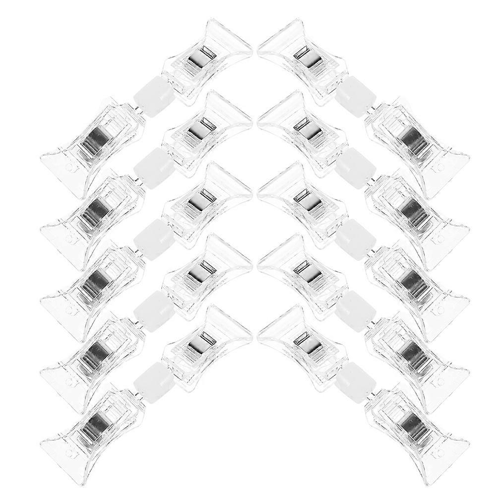 Dualhead Display Clip for Commercial Use, Facilitating Organized Labeling
