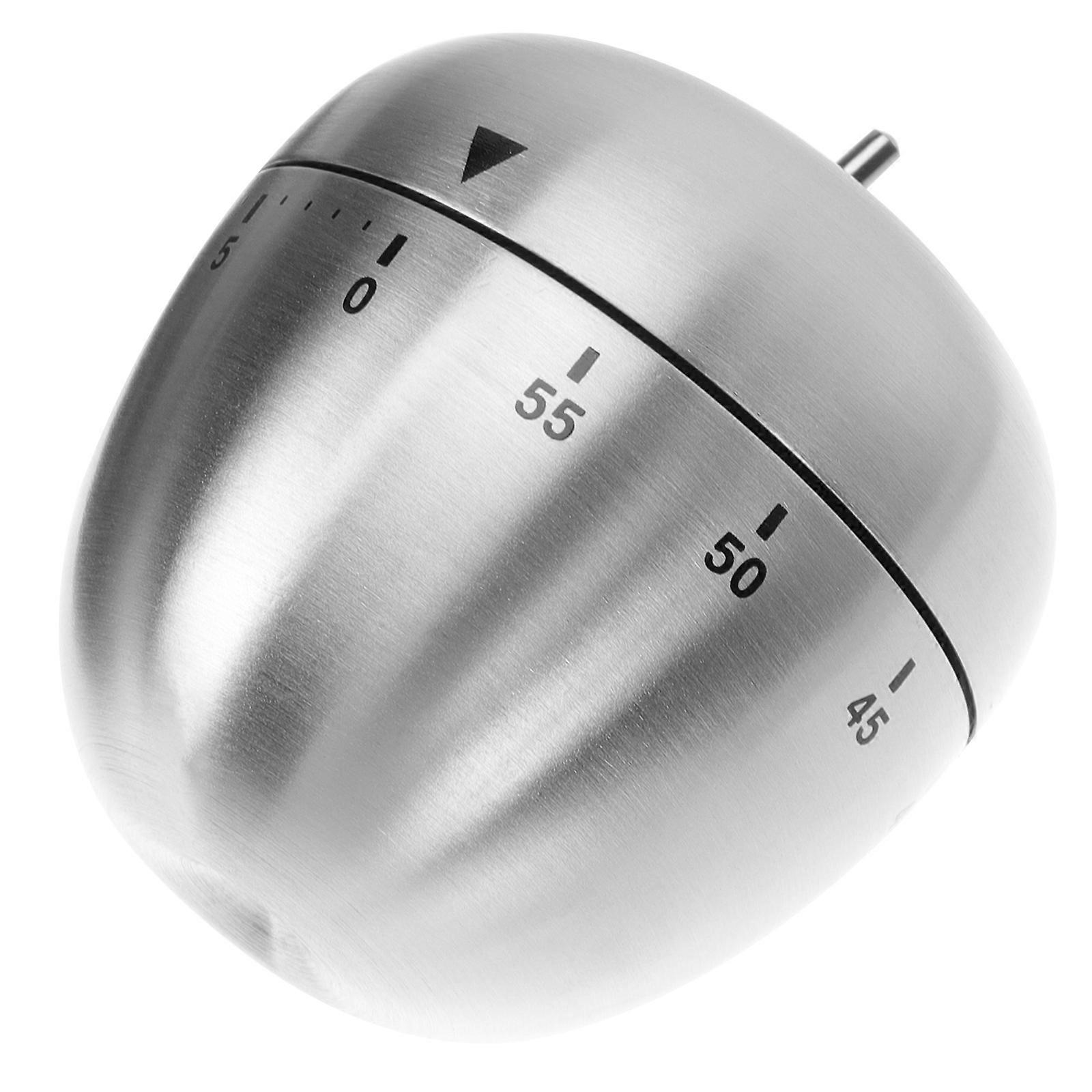 Cooking Reminder Metal Shape Timer Egg Shape Time Management Portable Kitchen Timer 1Pcs