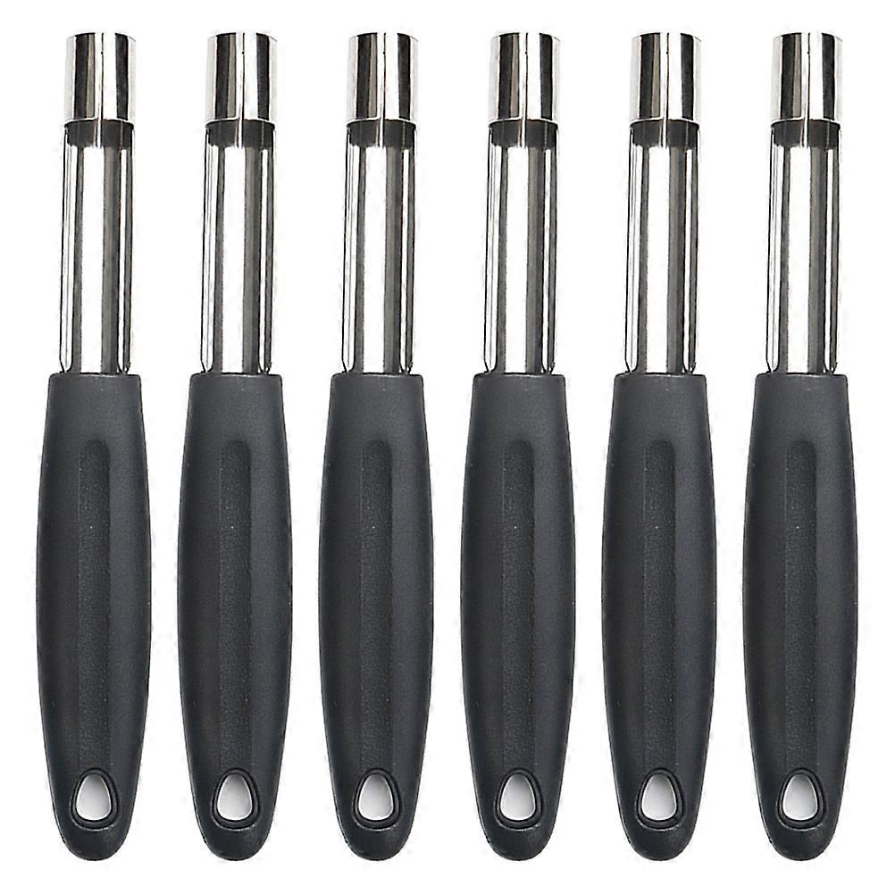 Portable Fruit Core Remover Tool Stainless Steel For Home Users 6Pcs