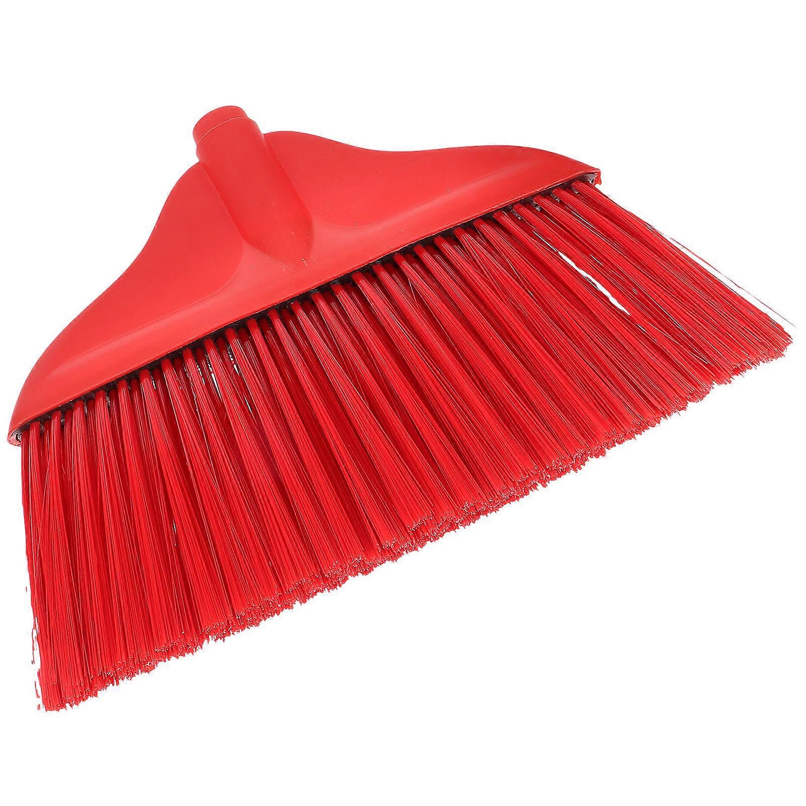 Sweeper Head Broom Part Plastic Broom Replacement Sweeper Head for Home Narrow Corner Cleaning Red 34x22cm 1Pcs