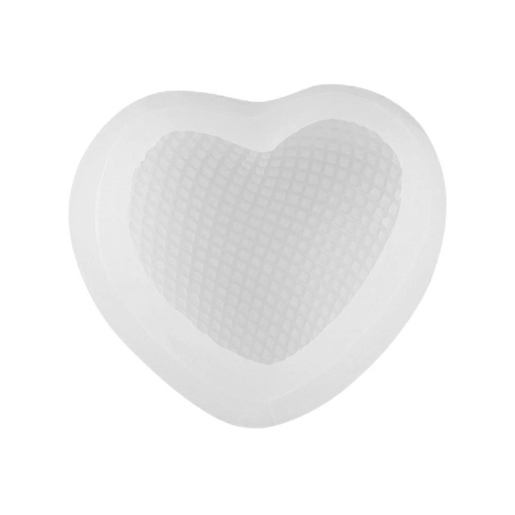 Diy Soap Molds Silicone Handmade Soap Moulds Tray For Home Use Heart Shaped Moisture Proof 1Pack