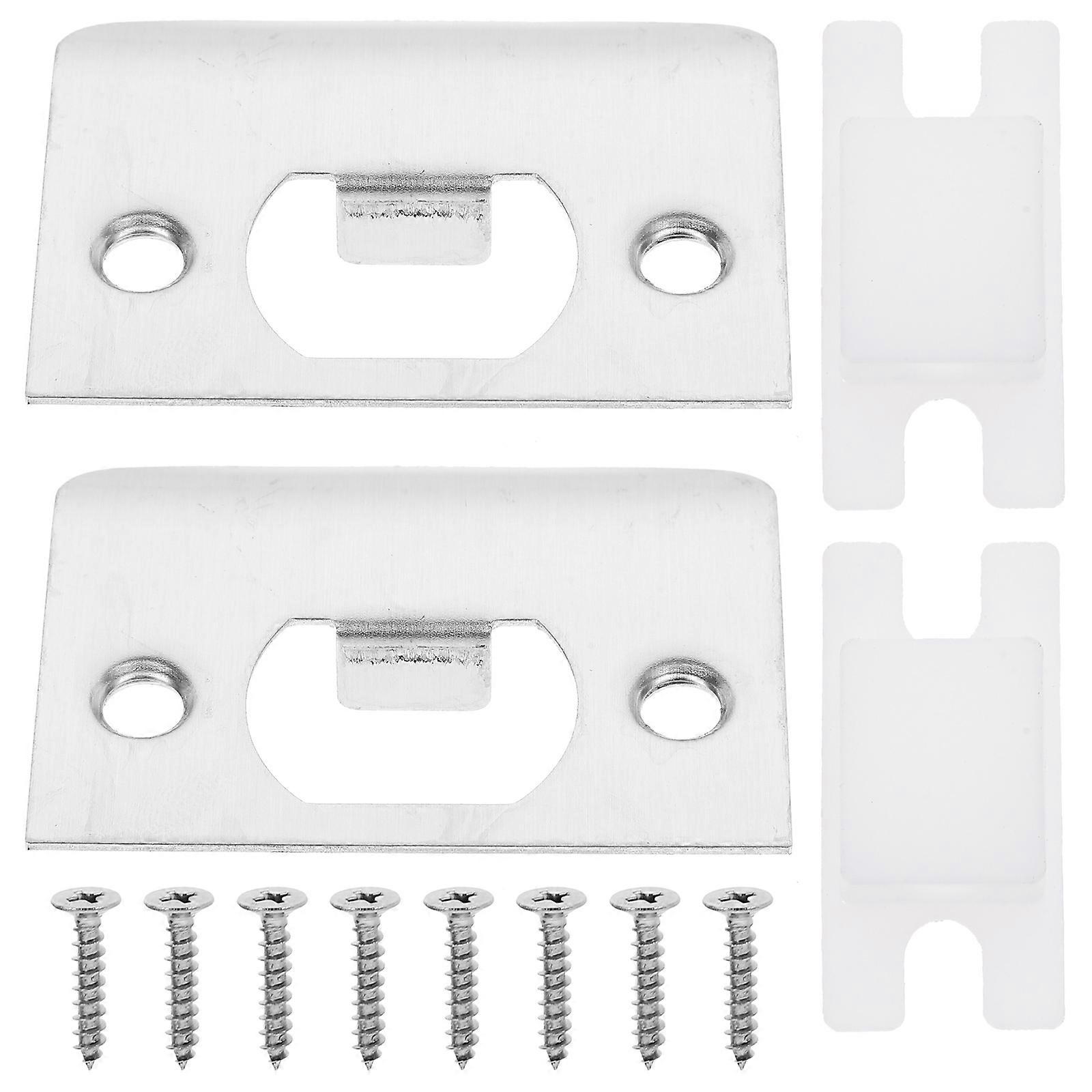 Security Strike Plate Door Lock Restorer For Wooden Door Frames 2 Sets