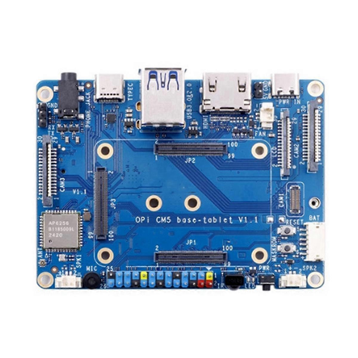 Für CM5 Tablet Base Board mit WiFi+BT BLE, M.2 M-Key NVME/SATA SSD-Unterstützung für Compute Module 5