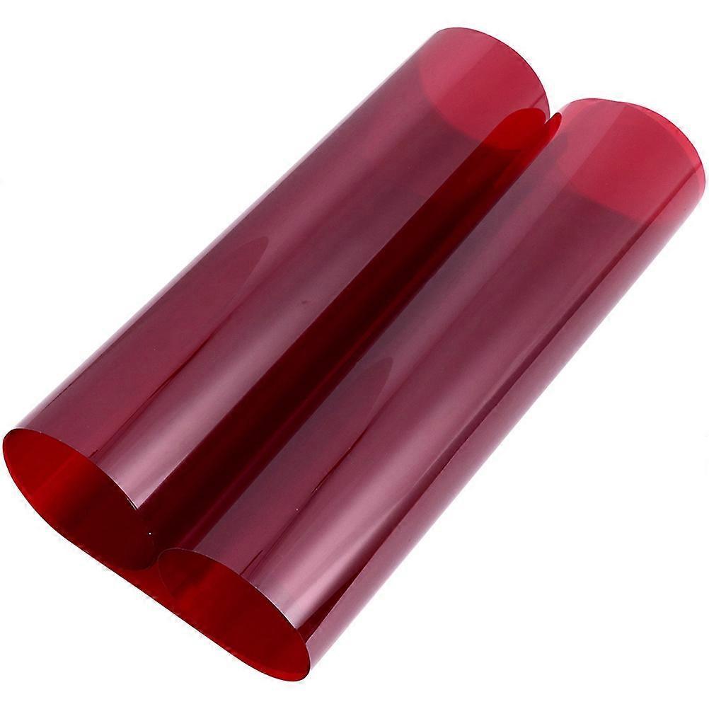 Color Changing Film Color Film Light Diffuser Sheet DJ Lighting Red 200cm x 30cm x 0.01cm Light Filters 1Pcs
