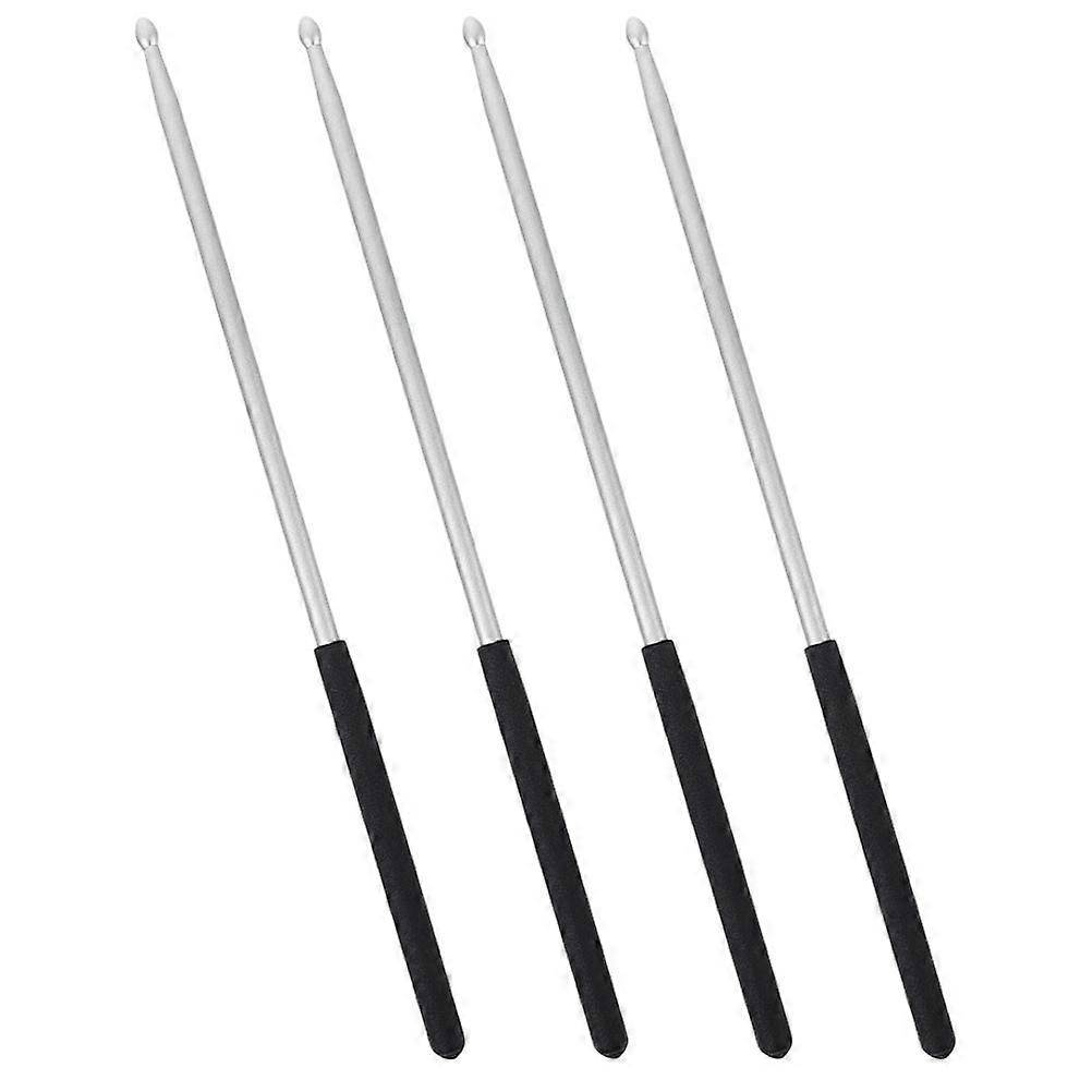 Drumsticks for Adults Aluminum Alloy Drumsticks 4Pcs Water Drop Shape Design Suitable for Advanced Users