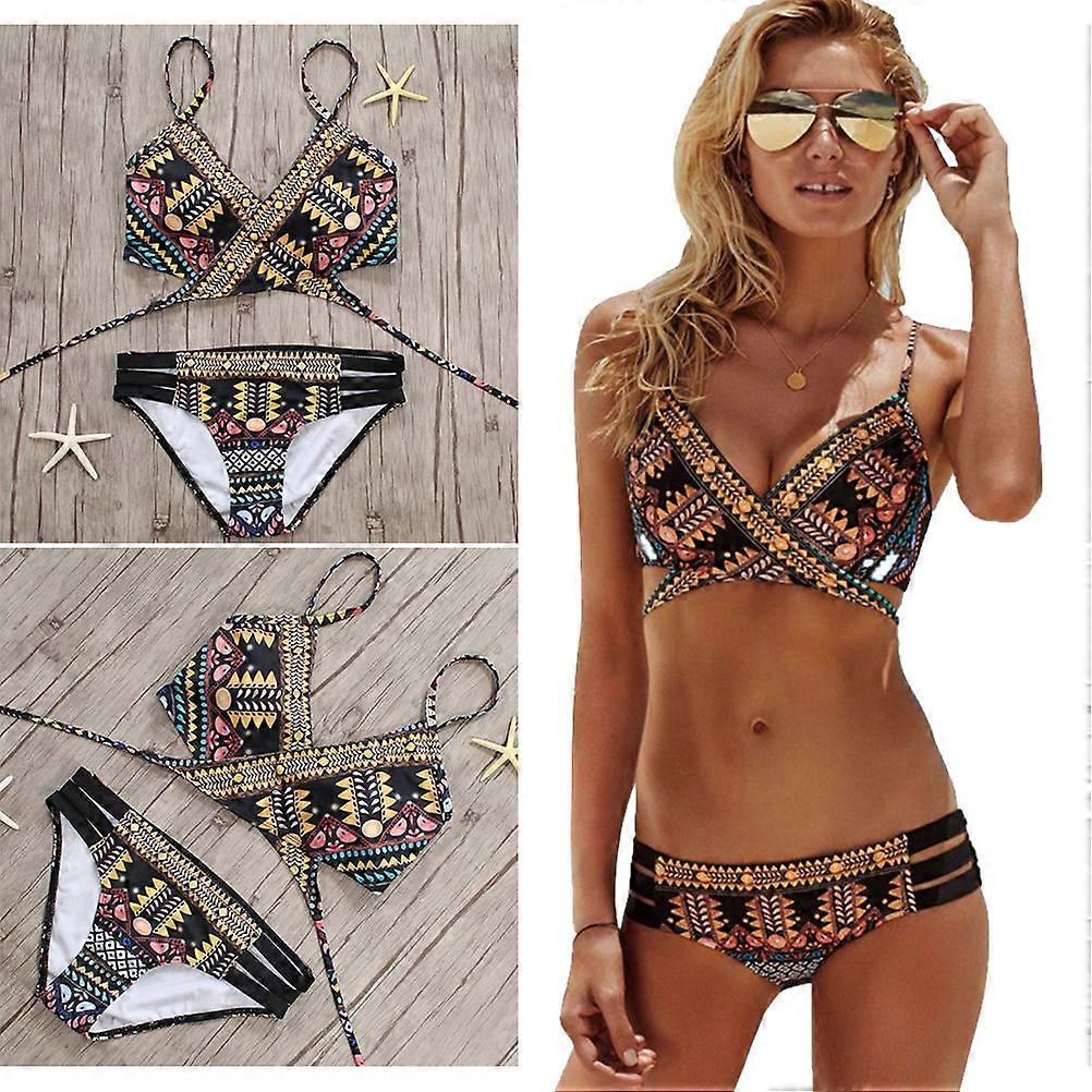 Womans Bikinis Swimsuits Swimming Resort Wear Polyester Size L 1Set
