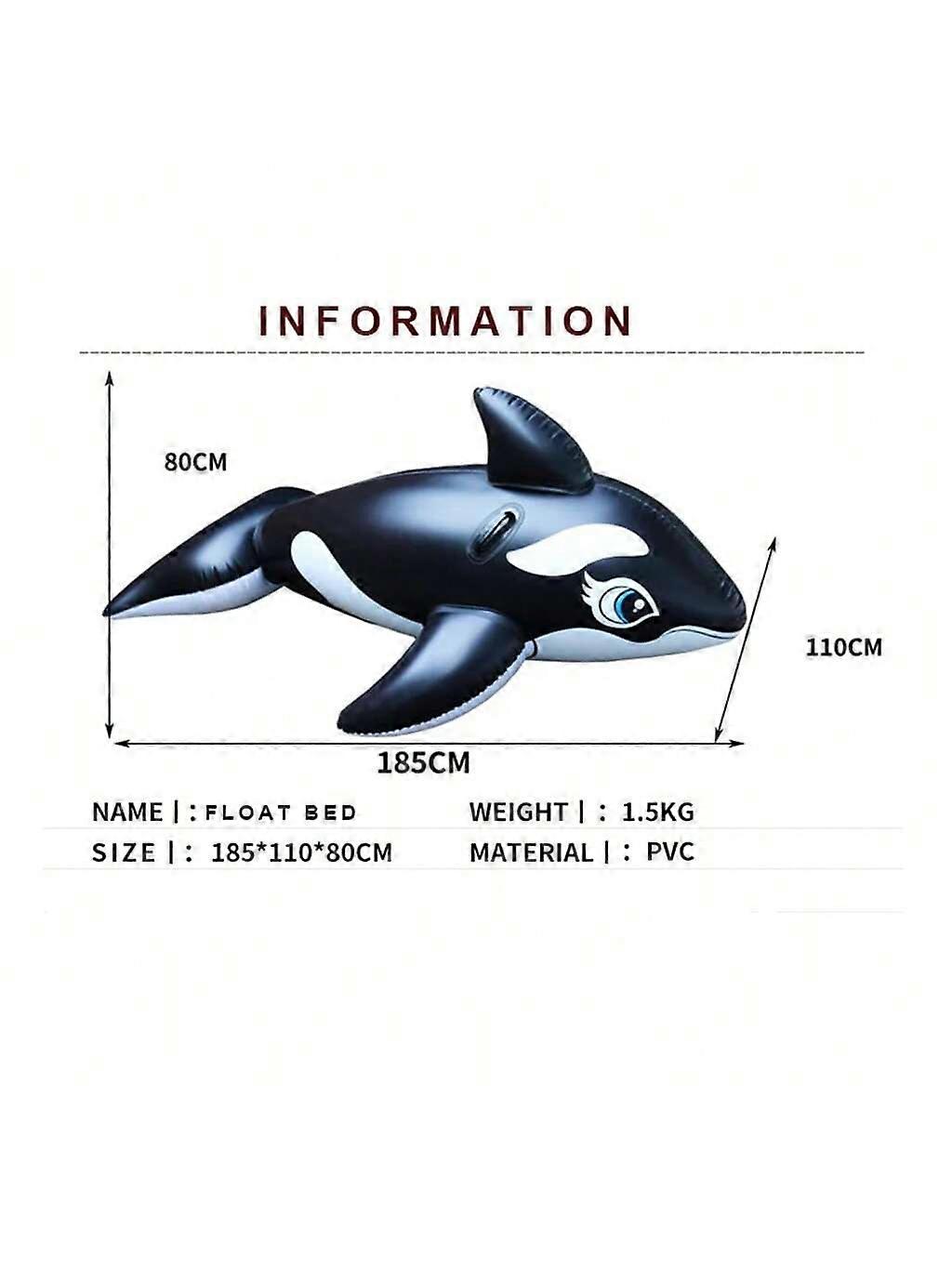 Inflatable Animal Pool Float for Summer Beach & Swimming Fun