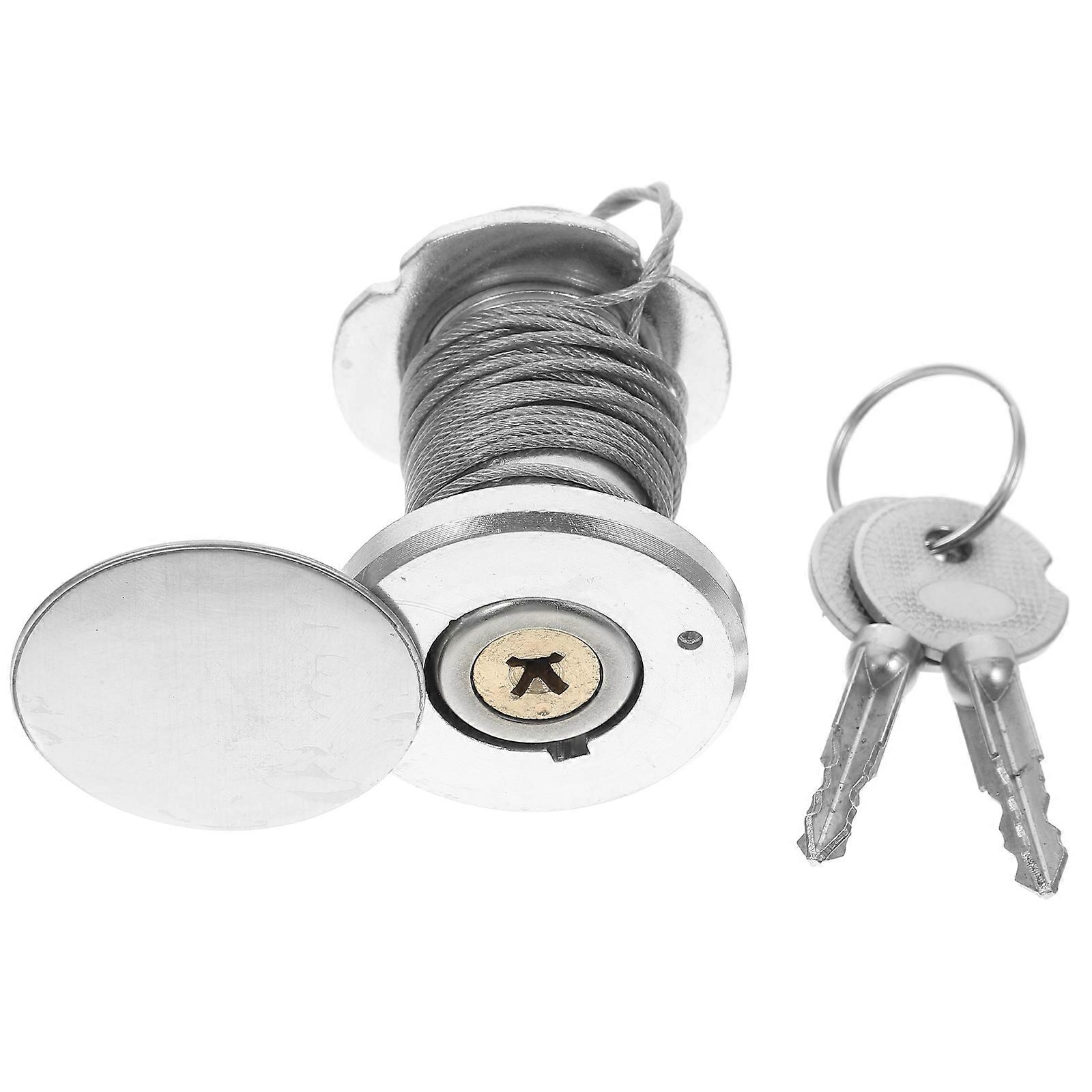 Garage Door Emergency Release Pull Manual Opening Die-Cast Construction Silver Color 1 Set