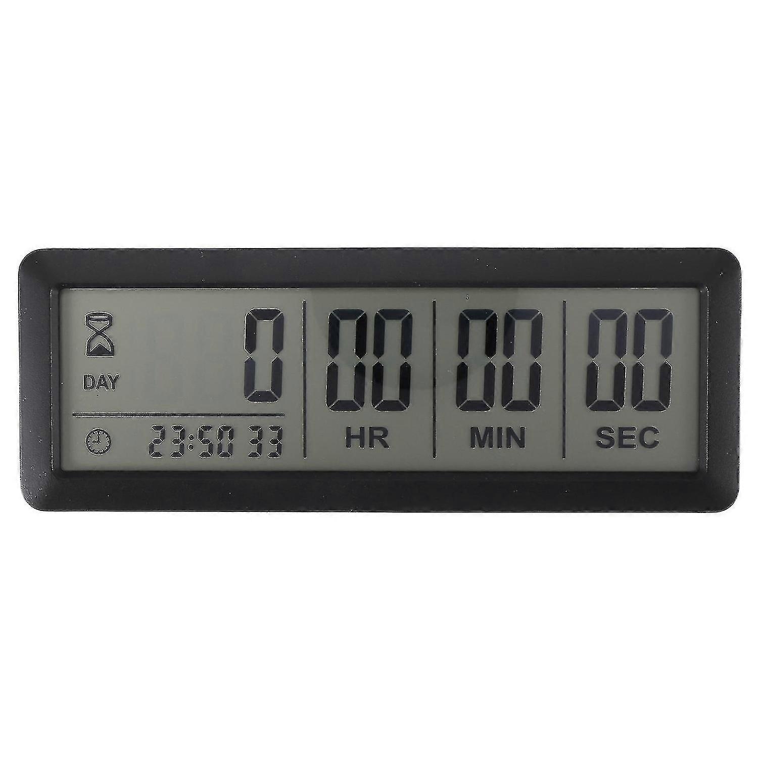 Big Digital Countdown Days Timer Clock - 999 Days Count Down Clock Timer for Graduation Lab Kitchen