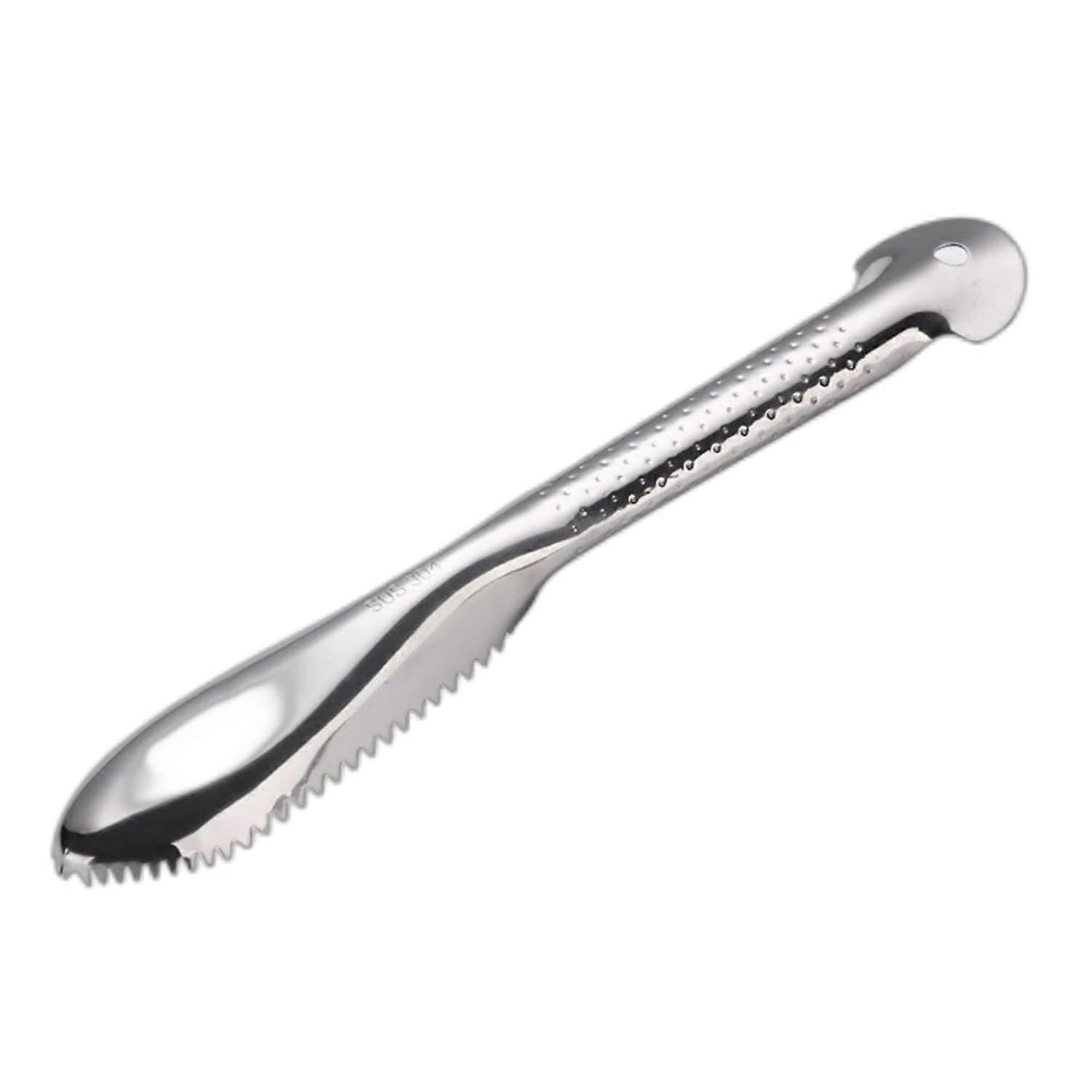 Fish Scaler - 304 Stainless Steel Fish Scale Remover Tool, 28.5 x 4 cm, Durable and Easy to Clean Fish Scaling Device