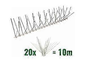 10 Meter 4-Row Polycarbonate Anti-Bird Spikes, Effective Solution for Bird Control