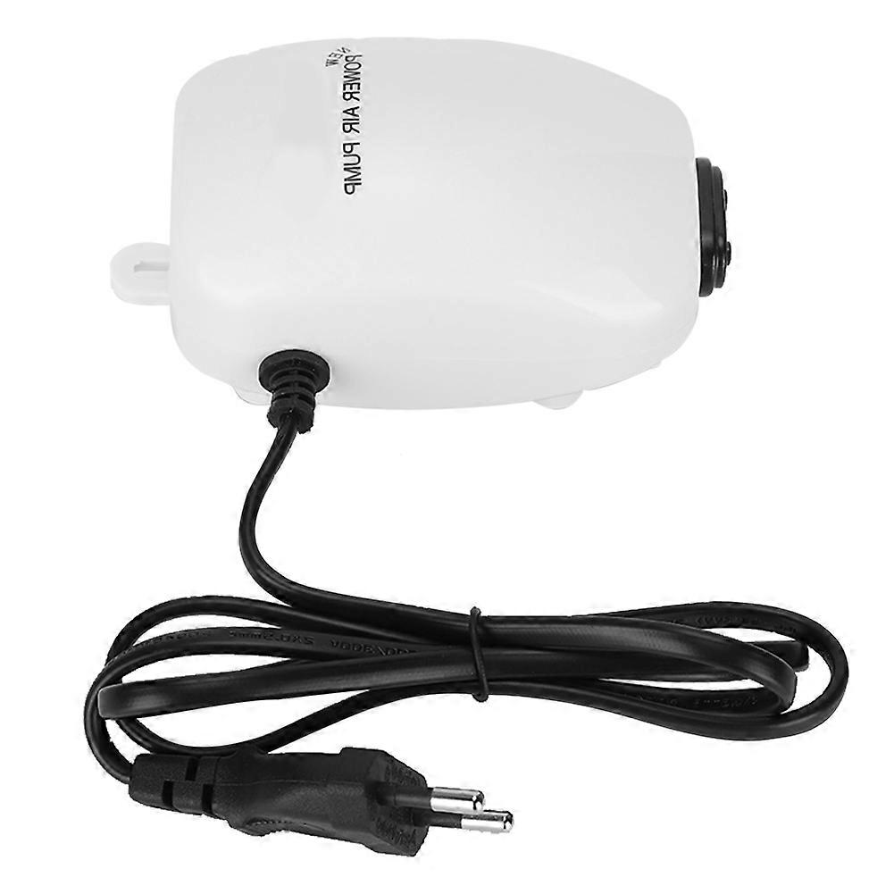 Aquarium Air Oxygen Pump Fish Tank Aeration Machine Silent Dual Output EU Plug 220‑240V