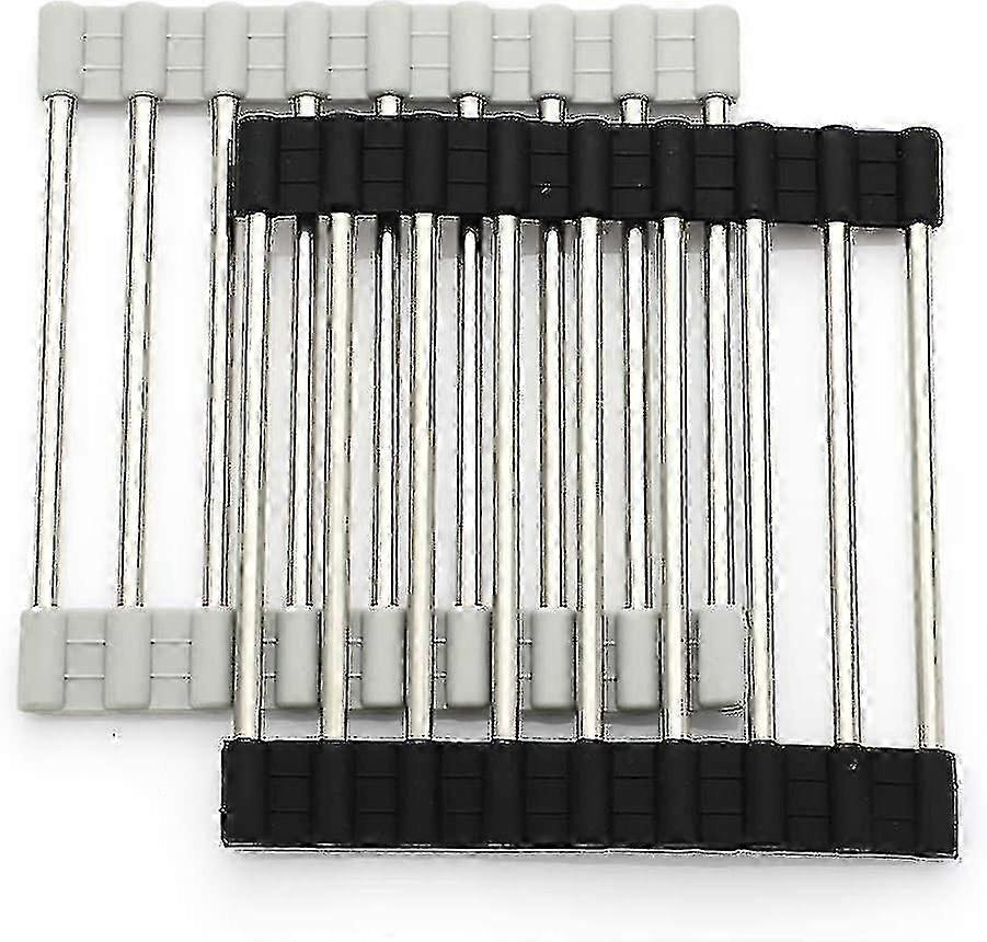 Multi-use Heat Resistant Roll Up Trivets Rack Made of 304 Stainless Steel