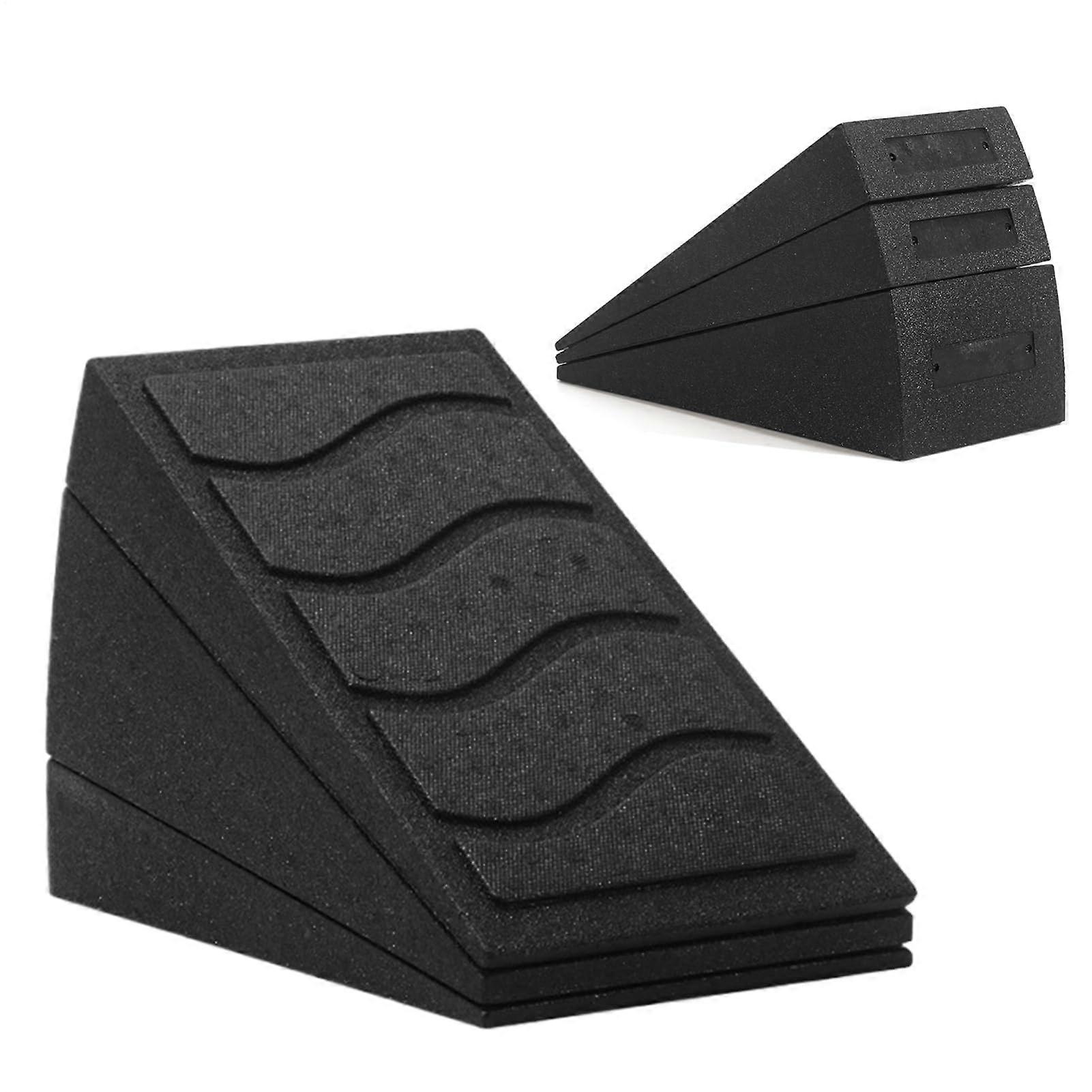 Squat Wedge Block - Multi-Angle Foam Fitness Slant Board for Calf Stretch, Gym, Home, Office, Travel, Non-Slip Design