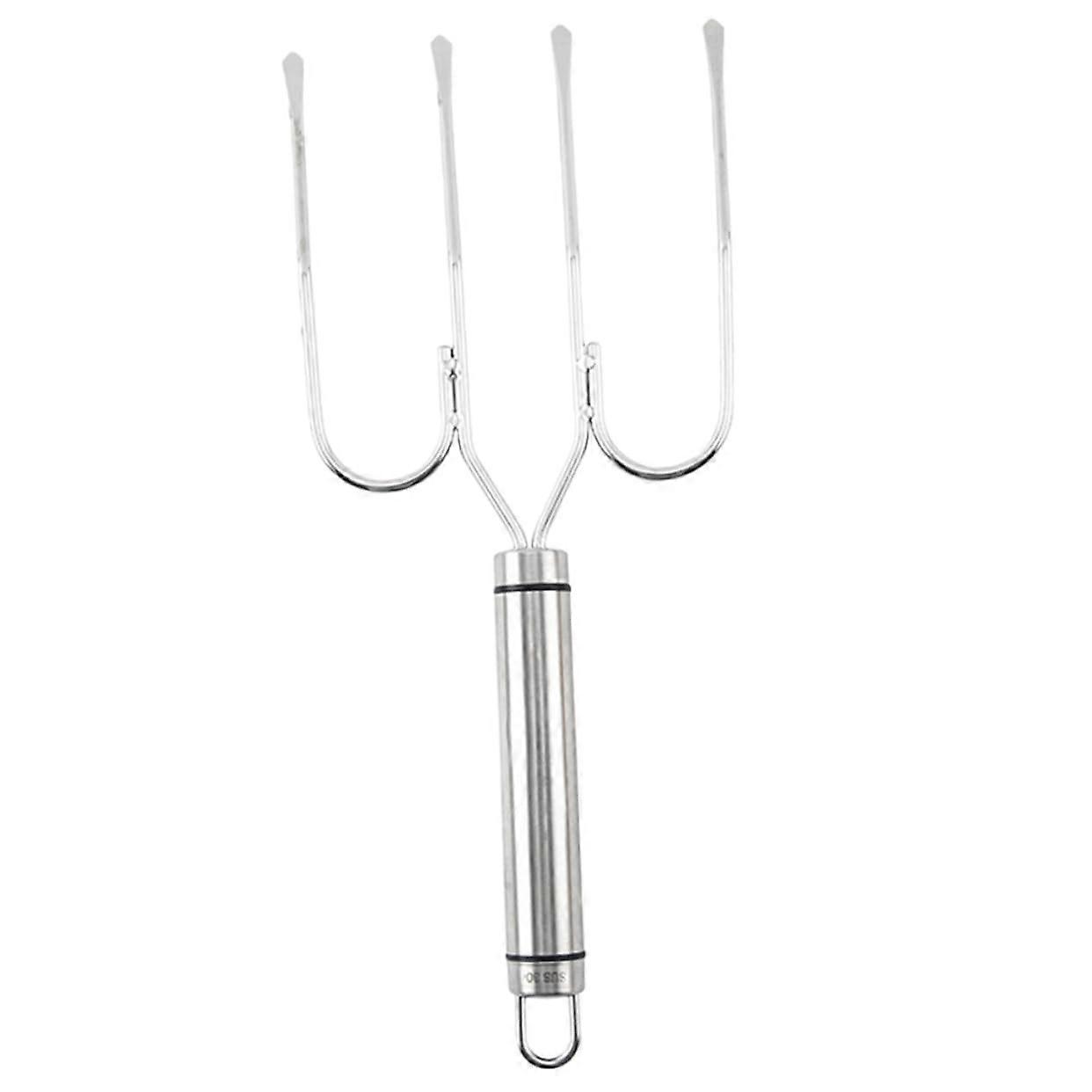 Portable Stainless Steel Meat Fork – Versatile Grill Fork for Turkey, Roast, and BBQ – Premium Quality Kitchen Tool