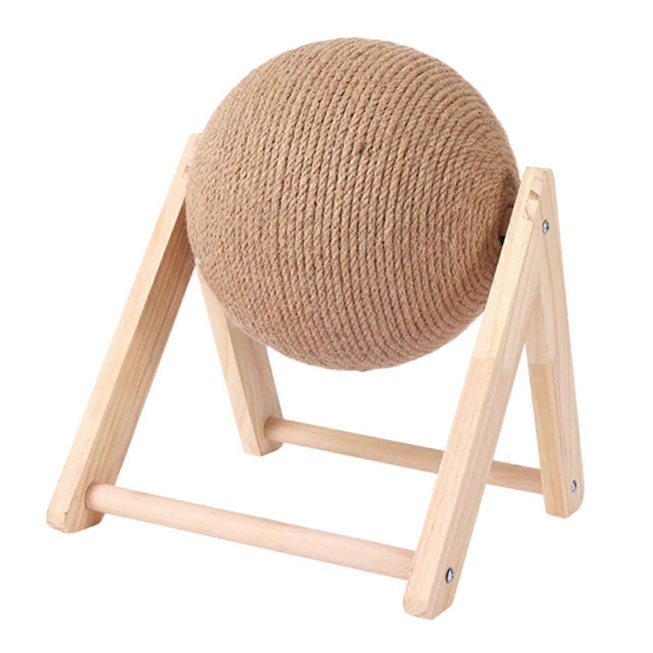 Sisal Cat Scratching Ball Interactive Kittens Training Safe Skin-Friendly Toy Natural Scratching Instinct Assorted Colors