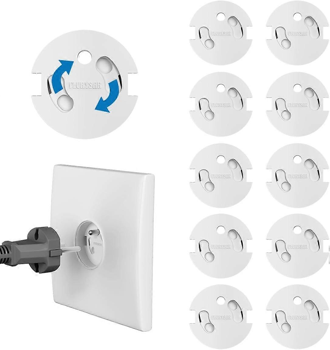 10 Pack Baby Socket Protectors French Socket Automatic System