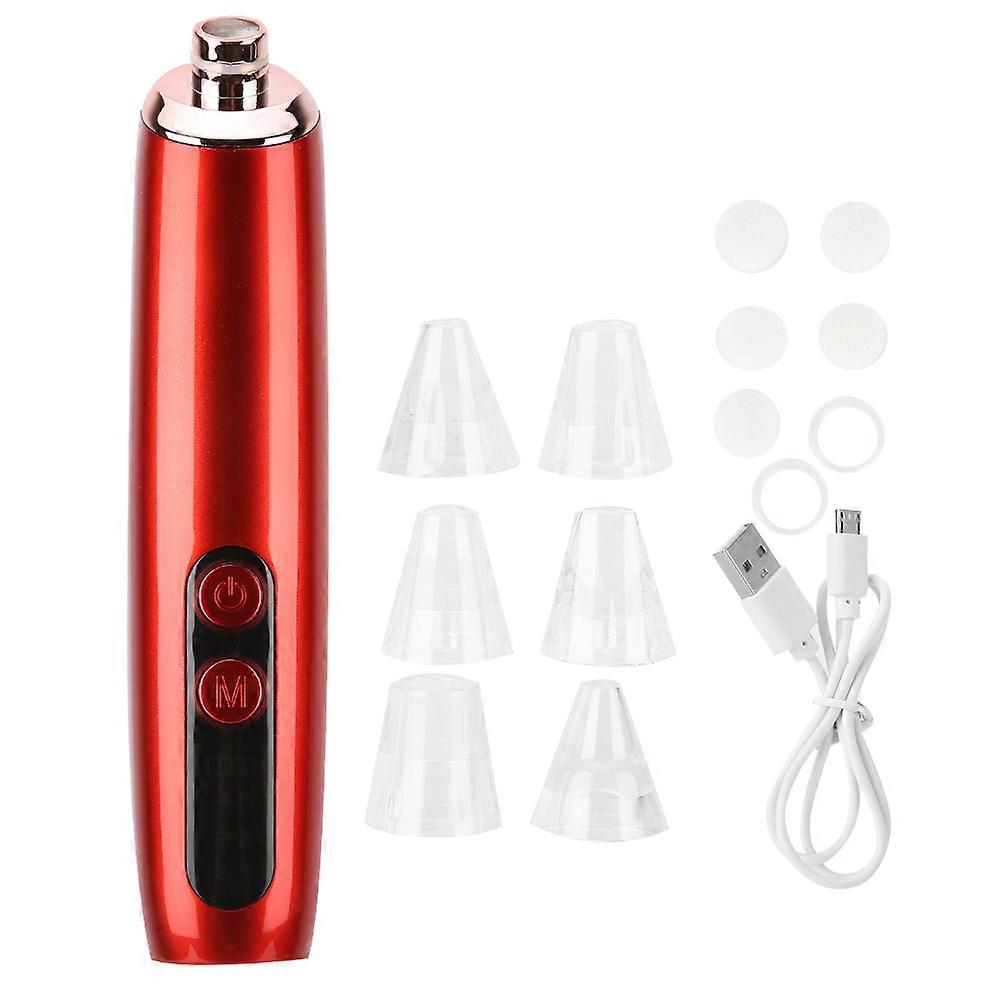 Electric Blackhead Removal Machine Face Pore Export Cleaning Machine (Red)