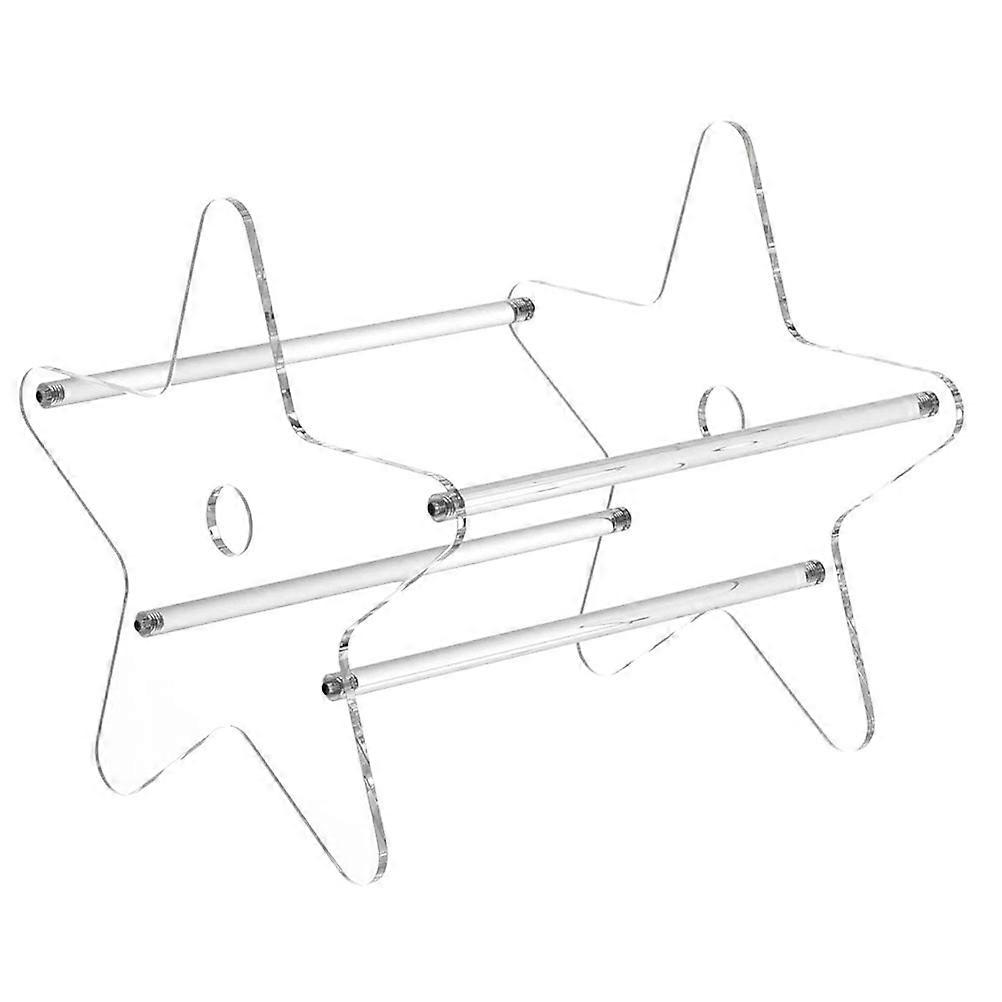 Acrylic Vinyl Record Holder Display Rack for Home Office Desktop Storage Organizer for Books, Magazines, and Documents – Lightweight Multi Purpose