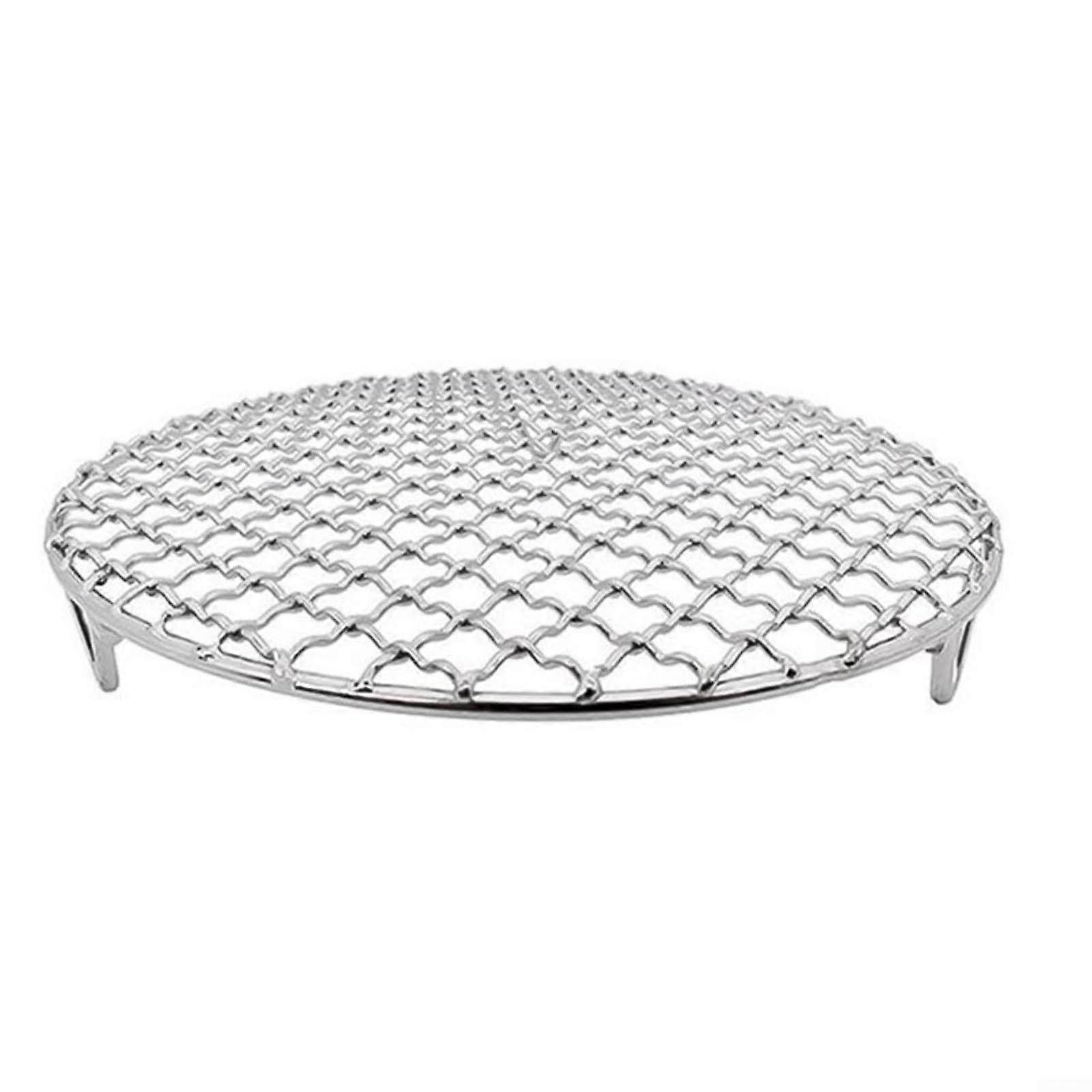 Stainless Steel Round Cooling Grid - Durable Grill Grid for Barbecue Accessories and Camping Grills
