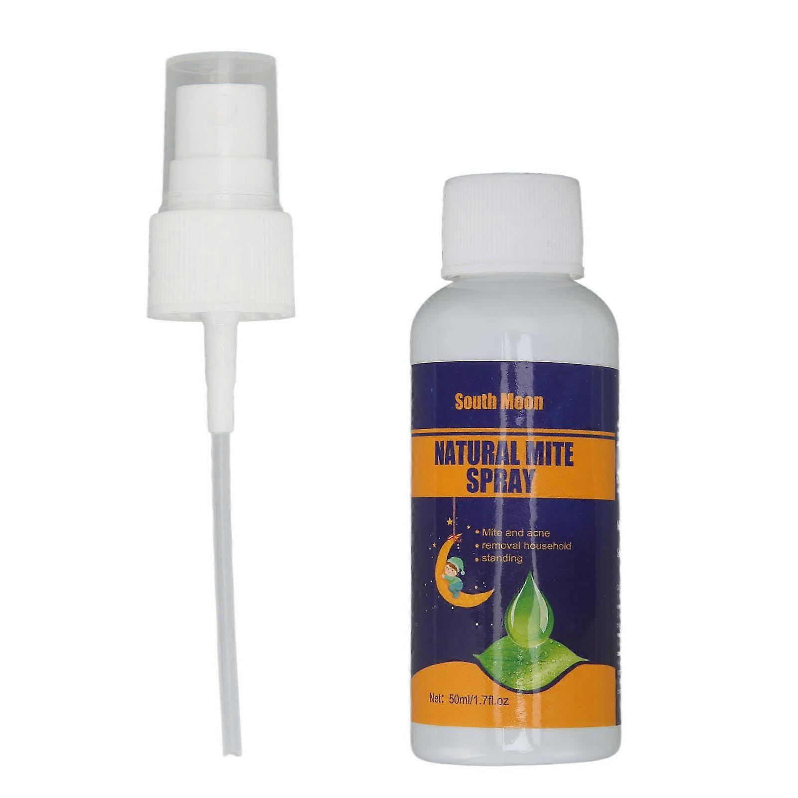 Natural Mite Spray 50ml Natural Plant Extract Safe 99 Percent Mite Removal Bed Bug Spray for Pillow Blanket Mite