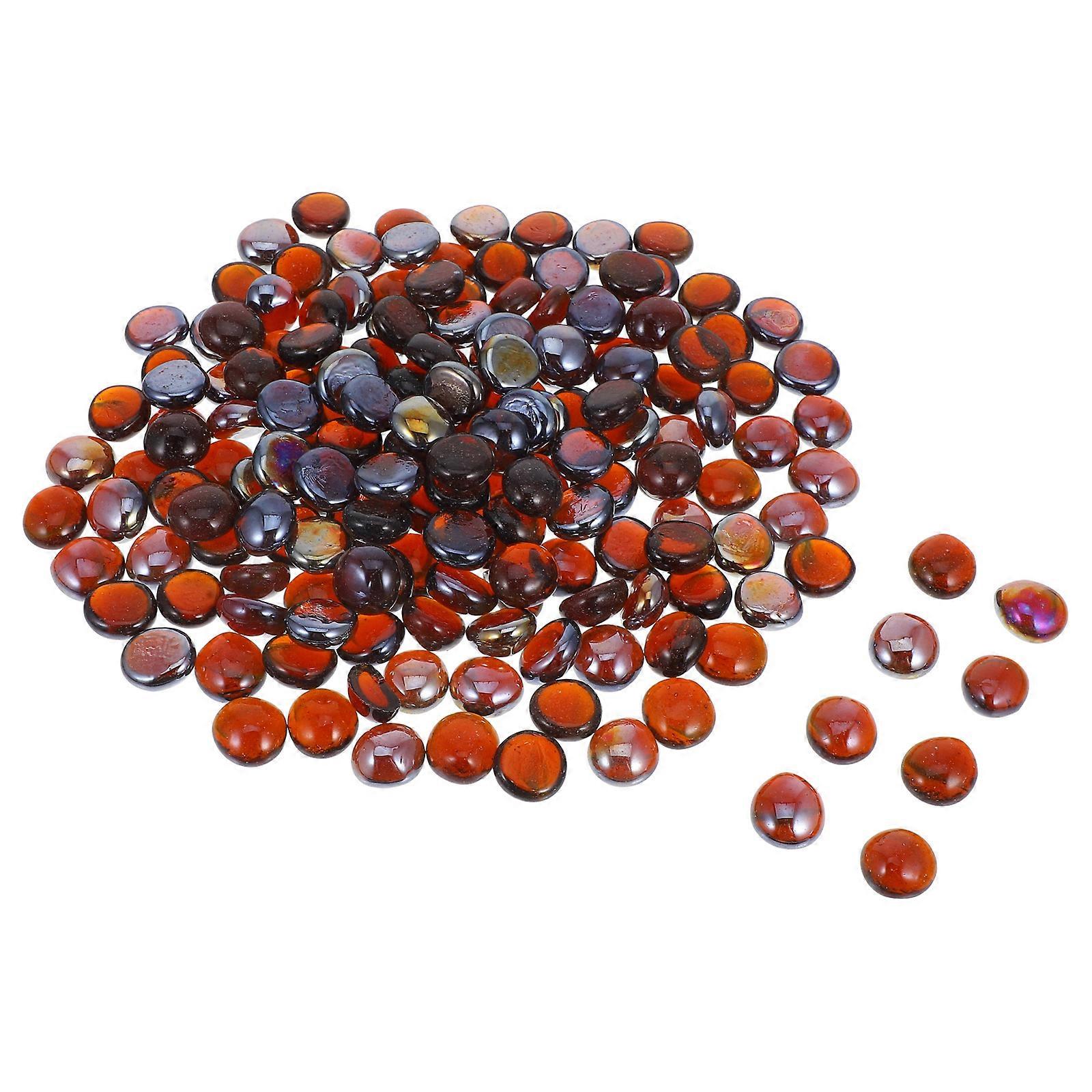 Fire Pit Glass Beads for Decorative Use in Aquariums, Gardens, and Fire Pits – Durable, Smooth Surface for DIY and Plant Decoration