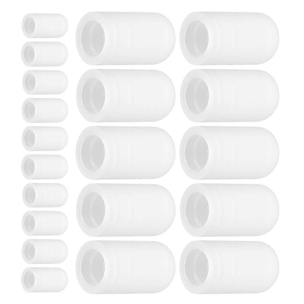 20pcs Silicone Drumstick Caps Silent Practice Tips Mute Tips for Drum Accessories Flexible Easy to Use for Musicians