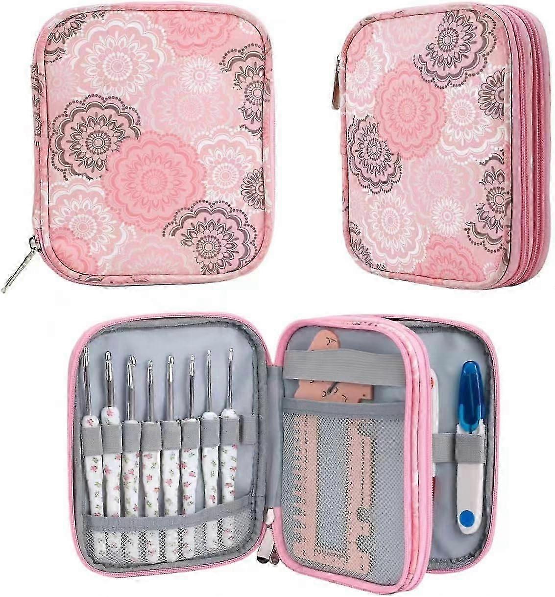 Crochet Hook Organiser Case - Spacious Storage for Knitting Needles and Accessories