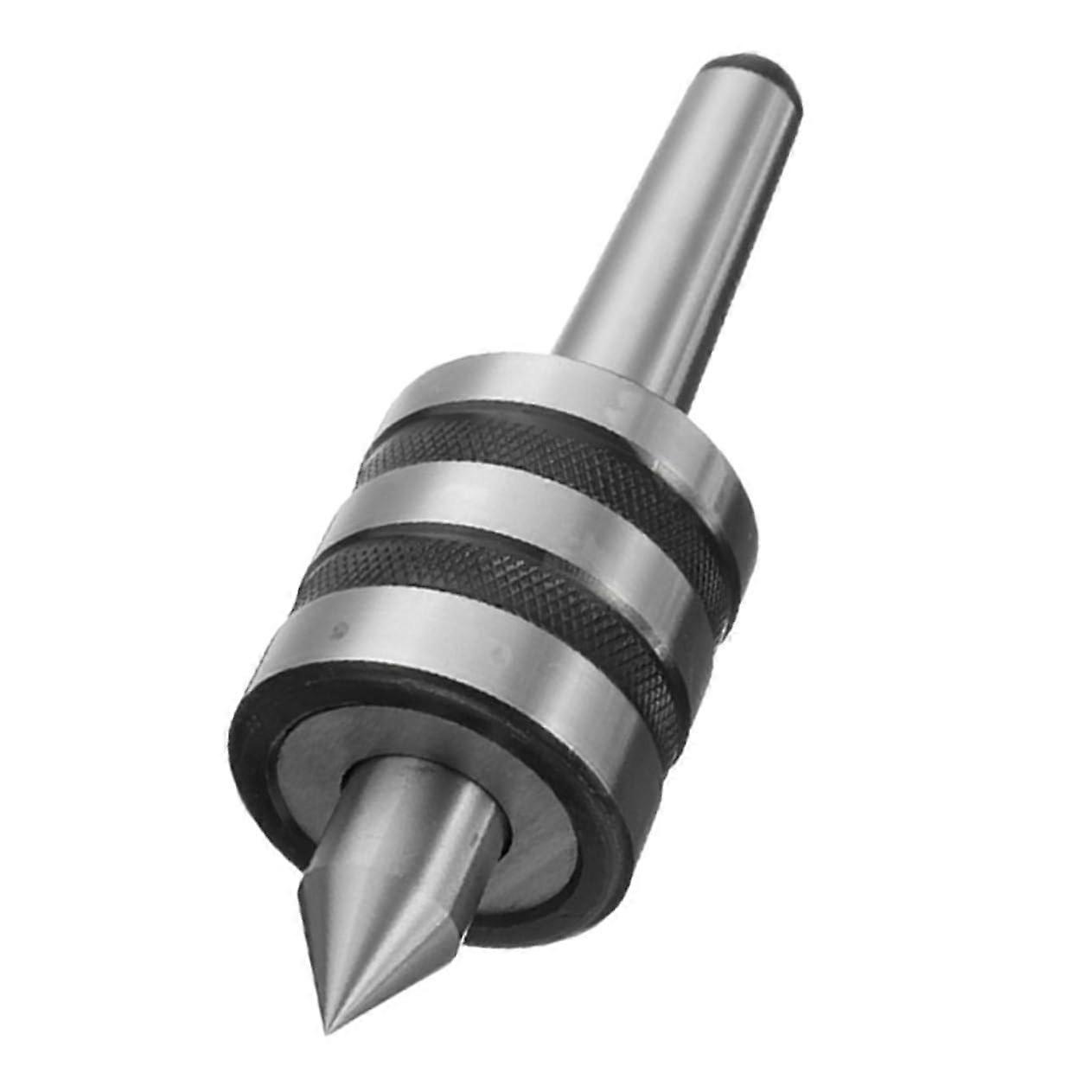 Morse Taper Lathe with CNC Turning Tool, Live Center, Triple Bearing Tapered Turning Centre, Tungsten Steel Construction