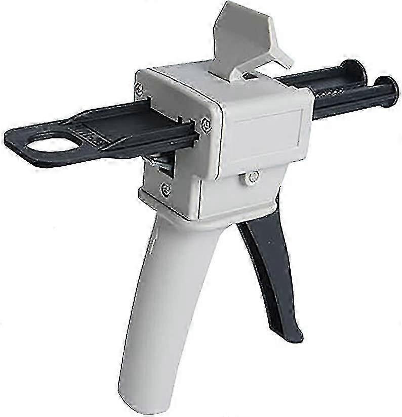 50ml epoxy dispenser gun, ab epoxy glue gun handle applicator for mixing glue, 1:1 and 2 ratios:1 (gun)