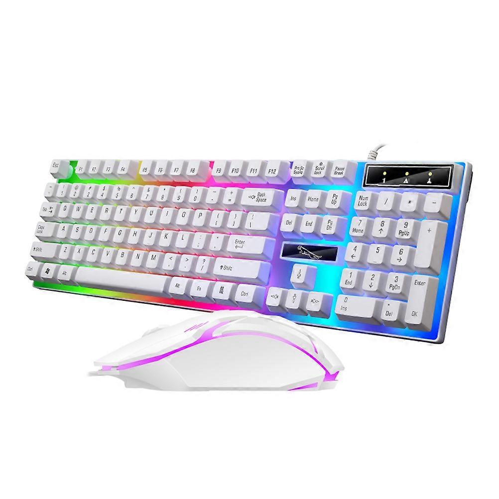 Gaming Keyboard And Mouse Set Floating Keycap Design Strong Rebound 1Set