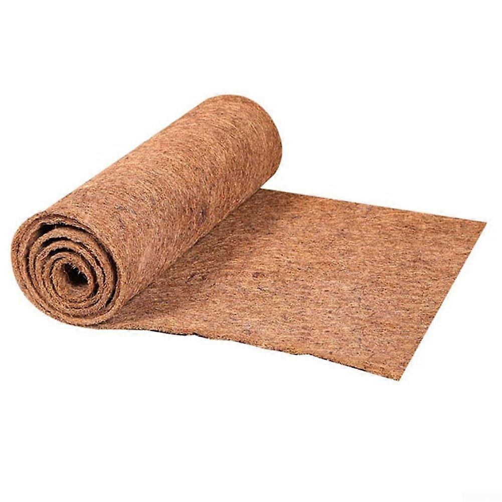 Coconut Mat with Coconut Palm for Reptile  Cut to Size Soil Solution  Suitable for Various Applications (50 x 200 cm) 50*200CM
